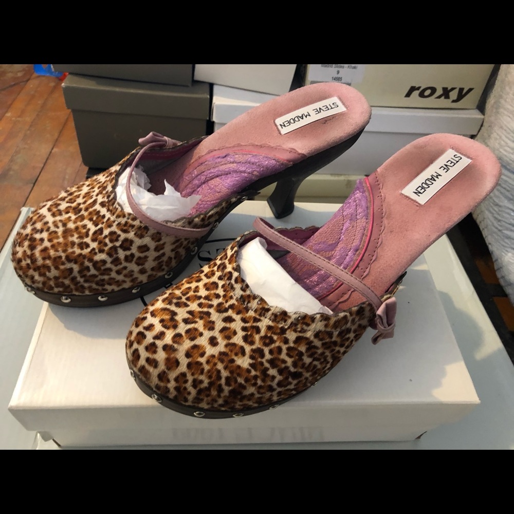 Steve Madden crete leopard size 10